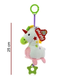 Imagen de Cunero Musical Unicornio 25cm Phi Phi Toys