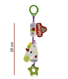 Imagen de Sonajero Unicornio Con Sonido Cascabel 25cm Phi Phi Toys