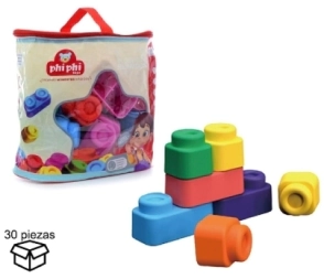 Imagen de Bloques Soft 30 Piezas Phi Phi Toys