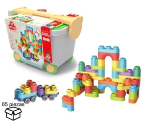 Imagen de Bloques Soft 65 Piezas Phi Phi Toys