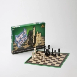 Imagen de Ajedrez Bisonte Tablero 34x34 Pzas Plast 77mm