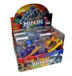 Imagen de MuÑecos Ninja Articulados Surtido