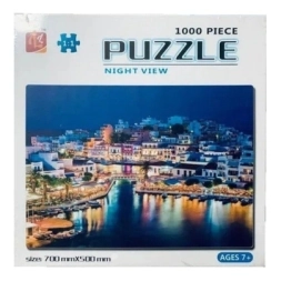 Imagen de Puzzle Grecia De Noche - 1000 Piezas