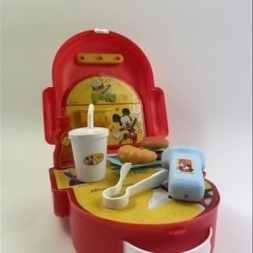 Imagen de Fashion Schoolbag Mickey Hamburger