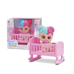 Imagen de Little Dolls Glitter MuÑeca + Cuna Isakito