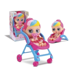 Imagen de Little Dolls Glitter MuÑeca + Cochecito