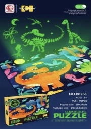 Imagen de Rompecabezas Luminoso Jurassic 96 Piezas