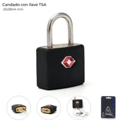 Imagen de Candado Con Llave Tsa 25x38x14 Mm