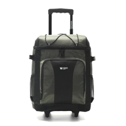 Imagen de Cooler Bag Con Carro Plegable 45x34x28cm Verde Wanderlust
