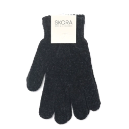Imagen de Guante Mujer Chenille Liso 22cm