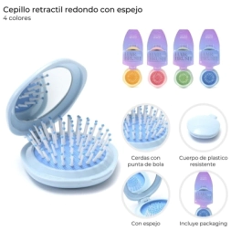 Imagen de Cepillo Retractil Redondo Con Espejo