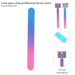 Imagen de Lima Para UÑas Profesional Forma Recta Skora