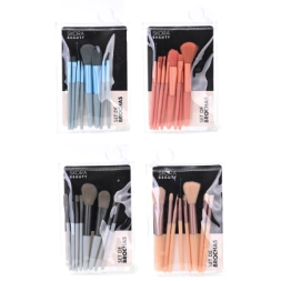 Imagen de Set Brocha Maquillaje Con Estuche X8 Skora