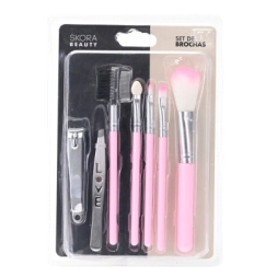Imagen de Set Accesorios Para Maquillaje Y Manicuria Skora