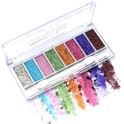 Imagen de Sombra De Ojos Glitter 8 Tonos Skora