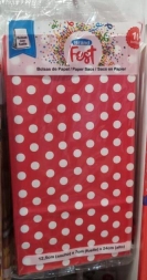 Imagen de Bolsa Cotillon Fsc Mix 12,5 X 7 X 24,5 Lunar Blanco Flow Pack X10