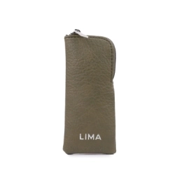 Imagen de Porta Anteojos Olivia Lima Caramel Verde
