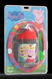 Imagen de Bowl + Vaso Tomasolito Peppa Pig