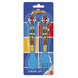 Imagen de Cubiertos -pp- (pack x2) Spider-man