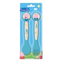 Imagen de Cubiertos -pp- (pack x2) Peppa pig