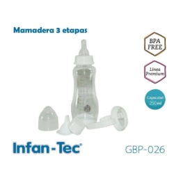 Imagen de Mamadera 250 Ml 3 Etapa Premium Infan-tec